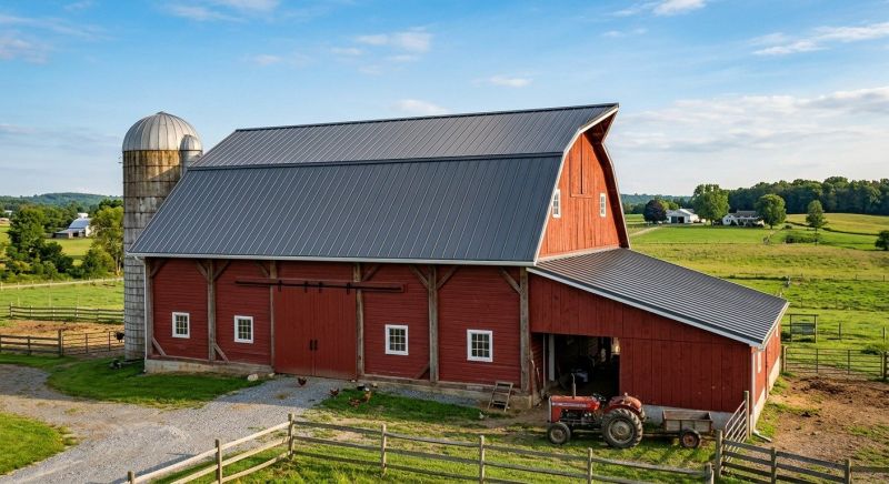 Barn Roof Replacement in Fredericksburg, VA