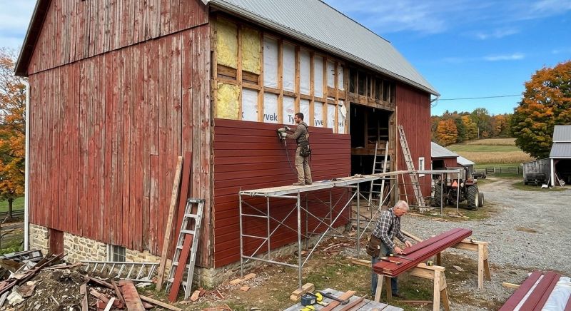 Barn Siding Replacement in Fairfield County, CT