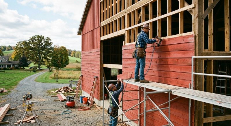Barn Siding Replacement in Boston, MA