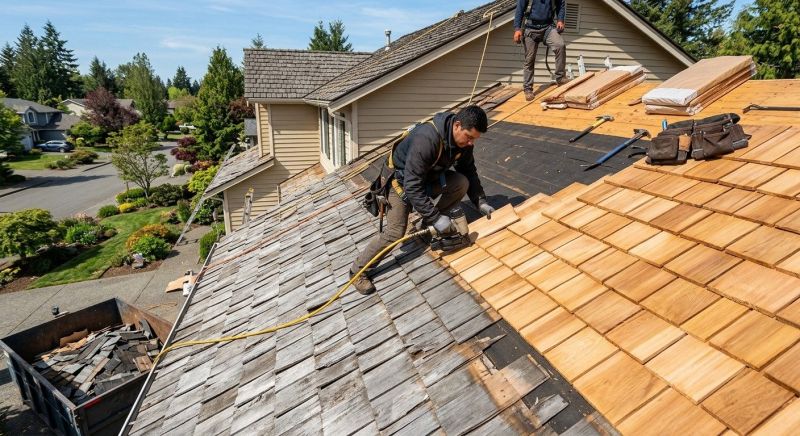 Cedar Roof Replacement in Fredericksburg, VA