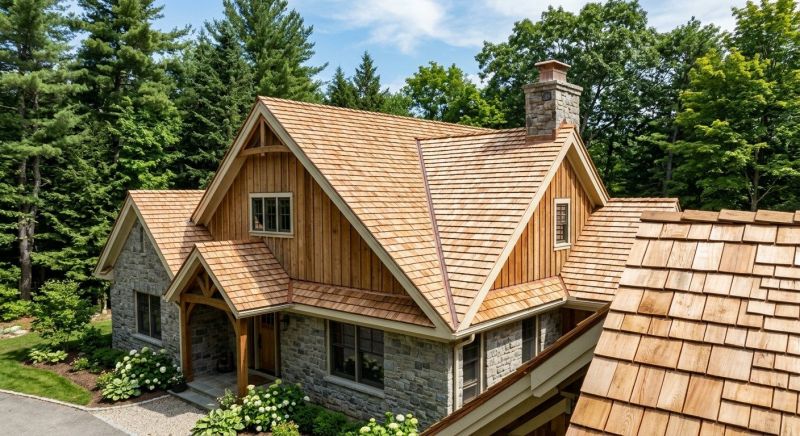 Cedar Shake Roof Construction in Fredericksburg, VA