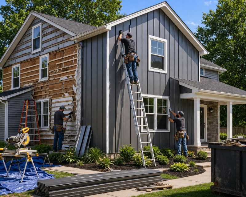 Damaged Siding Replacement in West Hartford, CT