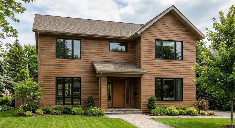 Faux Wood Siding Installation in Fairfield County, CT