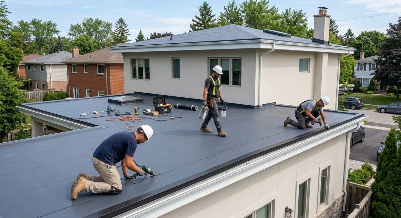Flat Roof Construction in Alexandria, VA