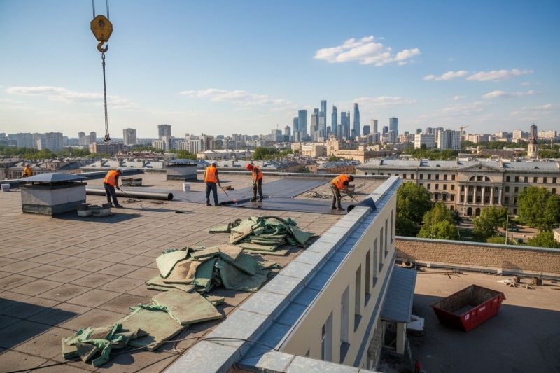 Flat Roof Replacement in Fredericksburg, VA