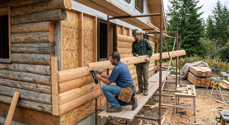 Log Siding Replacement in Boston, MA