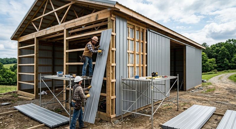 Metal Barn Siding Installation in Fairfield County, CT
