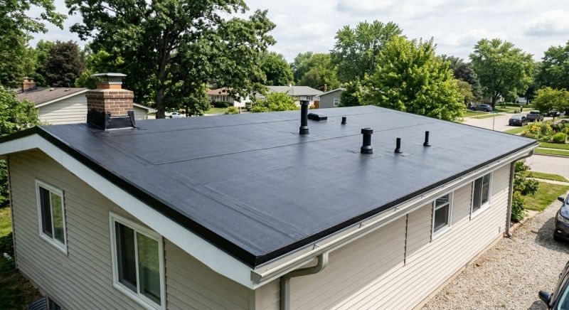 Rubber Roof Installation in Fredericksburg, VA