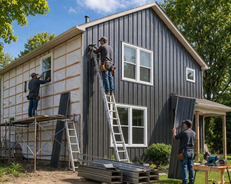 Sheet Metal Siding Replacement in Fairfield County, CT
