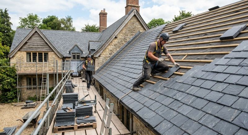 Slate Roof Installation in Fredericksburg, VA