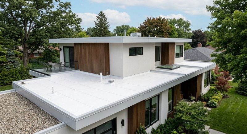 TPO Roof Construction in Naperville, IL