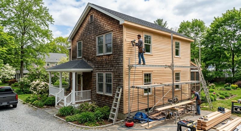 Wood Siding Replacement in Boston, MA