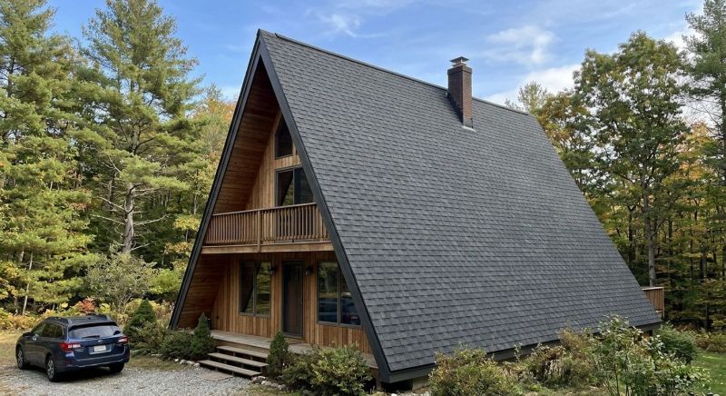A Frame Roof Installation in Worcester, MA