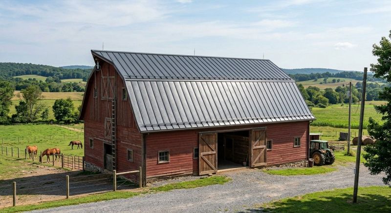 Barn Roof Replacement in Alexandria, VA