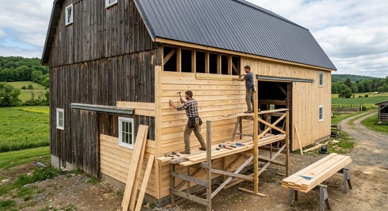 Barn Siding Installation in Fairfield County, CT