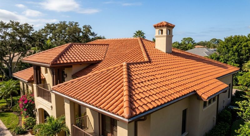 Barrel Tile Roof Installation in Alexandria, VA