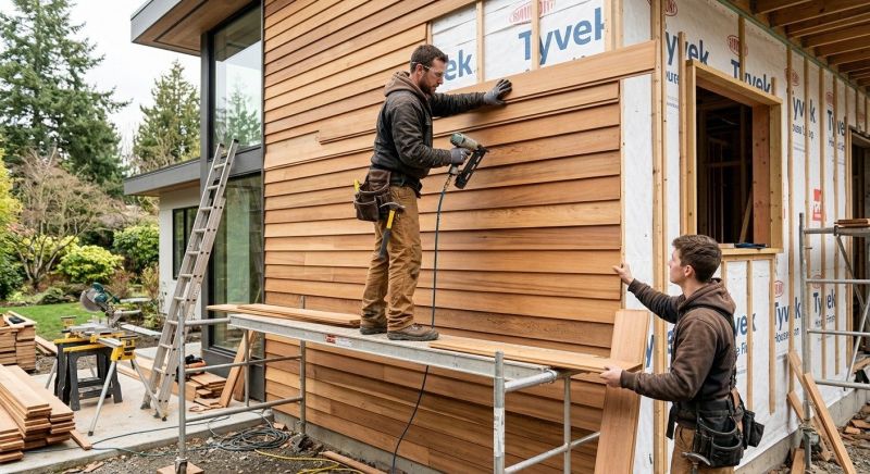 Cedar Cladding Installation in Norwalk, CT