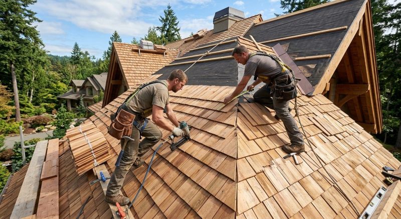 Cedar Roof Construction in Fredericksburg, VA