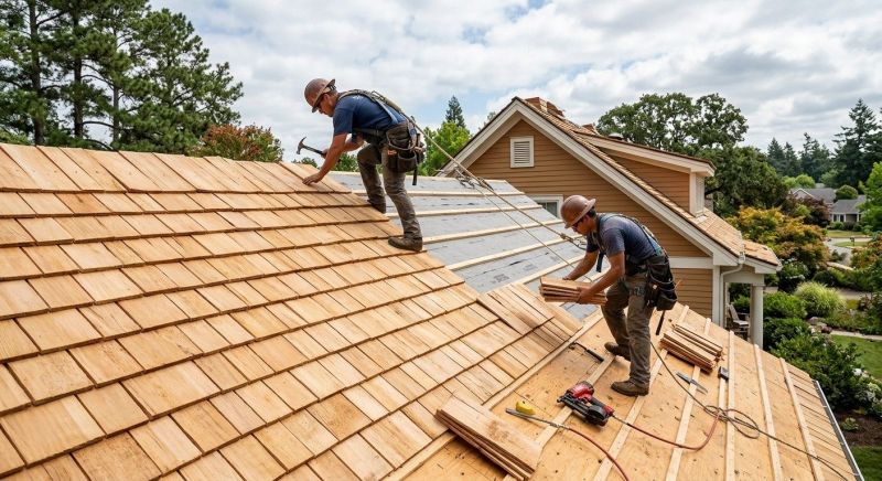 Cedar Roof Installation in Fredericksburg, VA