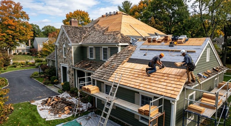 Cedar Roof Replacement in Fredericksburg, VA