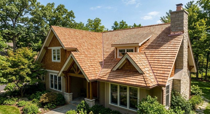 Cedar Shake Roof Construction in Alexandria, VA
