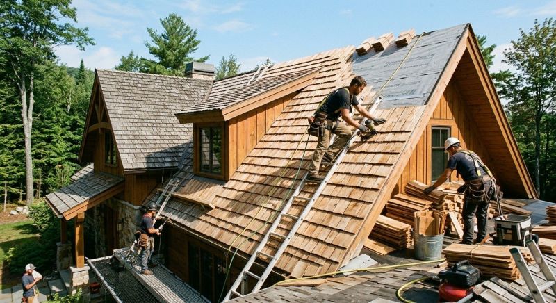 Cedar Shake Roof Replacement in Fredericksburg, VA