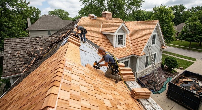 Cedar Shingles Replacement in Fredericksburg, VA