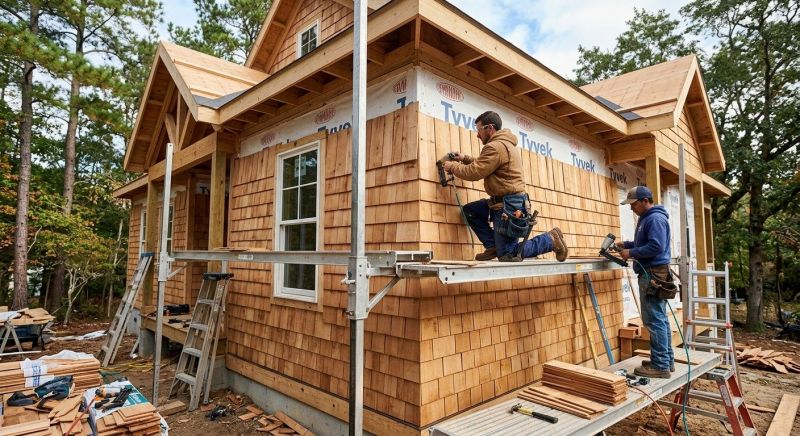 Cedar Siding Installation in Boston, MA
