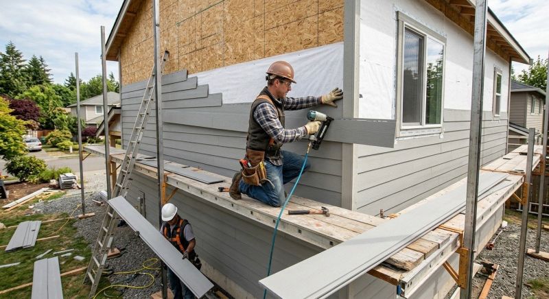 Cement Siding Installation in Boston, MA