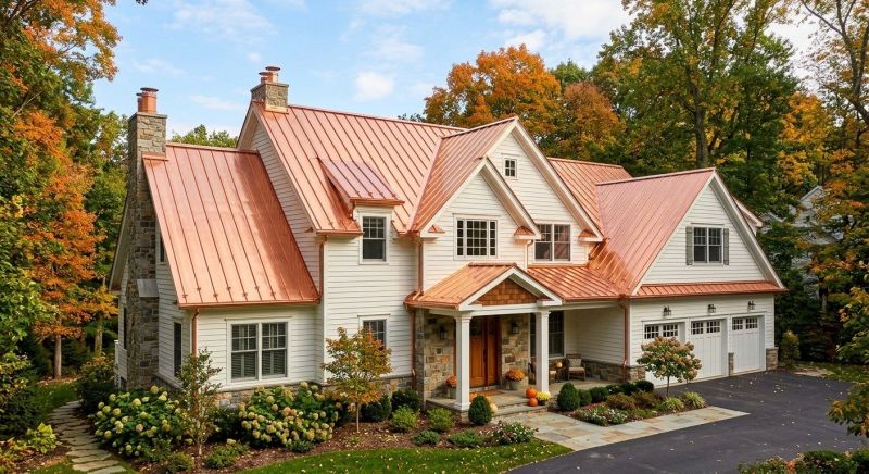 Copper Roof Replacement in Alexandria, VA