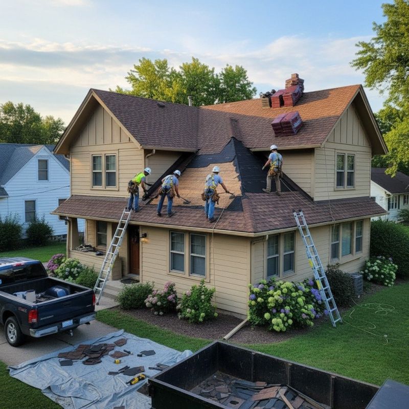 Damaged Roof Replacement in Manchester, NH