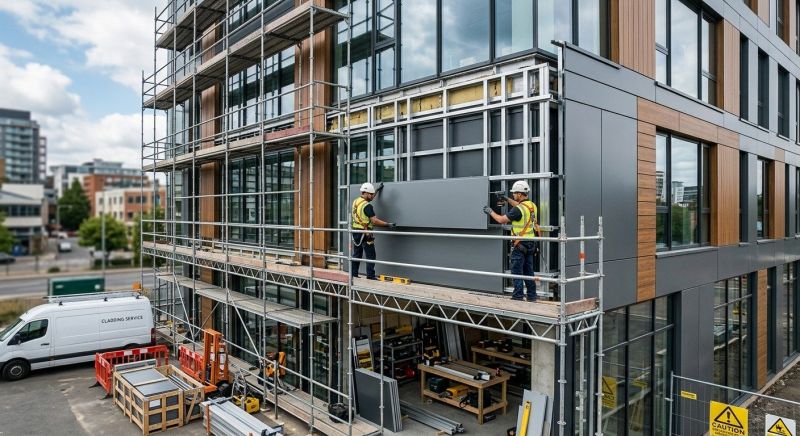 Facade Cladding Installation in Stamford, CT