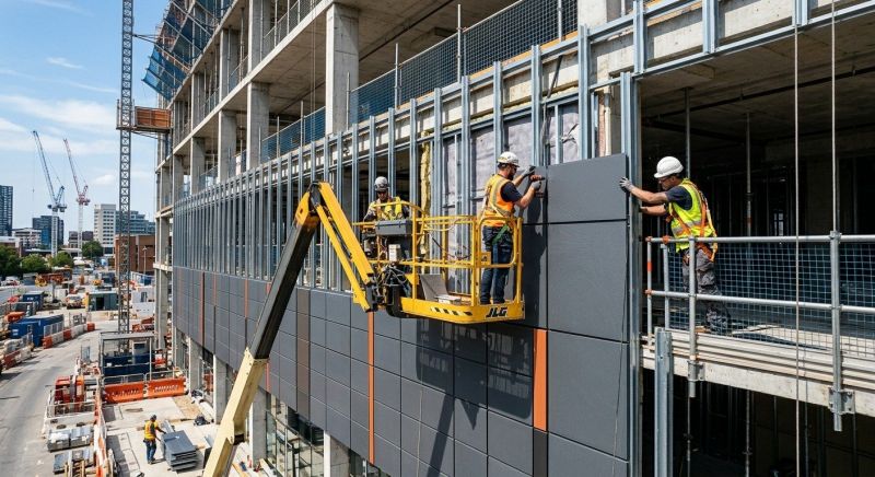 Facade Cladding Installation in Stamford, CT