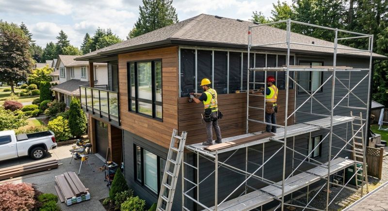 Facade Cladding Installation in Fairfield County, CT