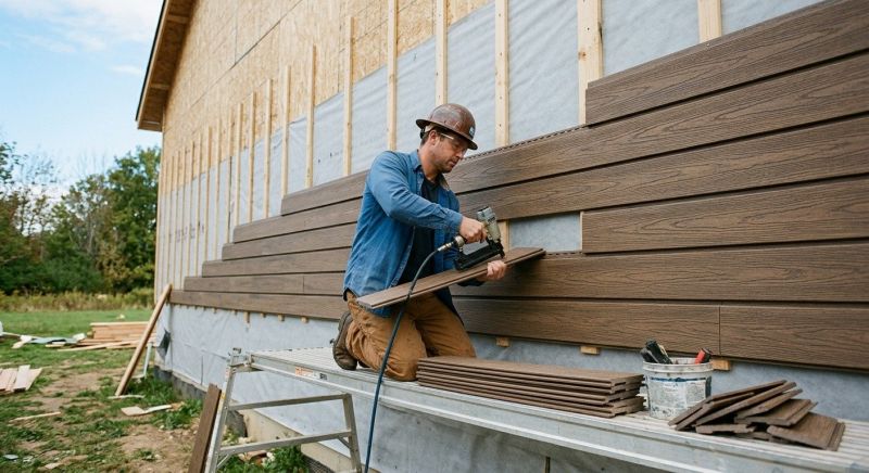 Faux Wood Siding Installation in Norwalk, CT
