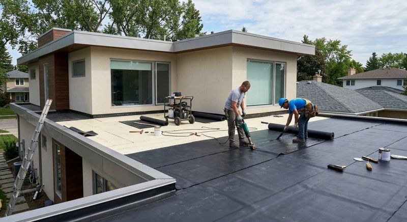 Flat Roof Construction in Naperville, IL