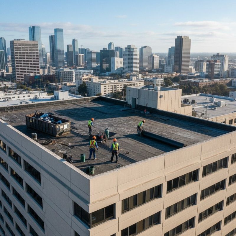 Flat Roof Replacement in Alexandria, VA