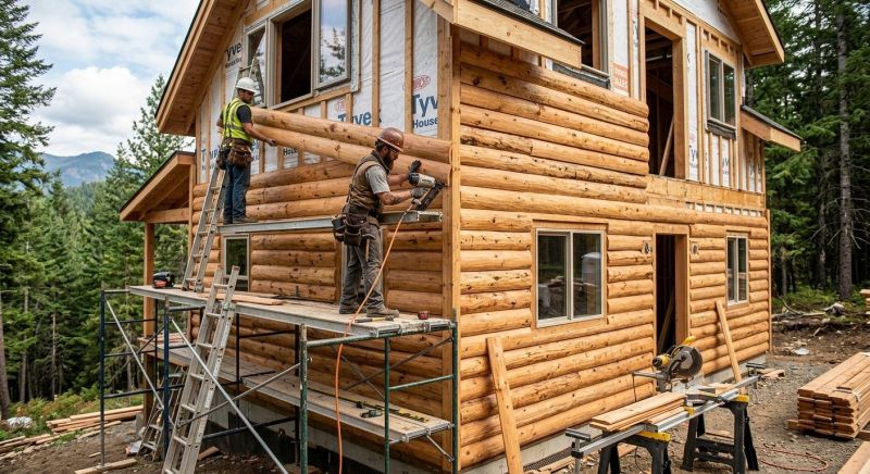Log Home Siding Installation in Norwalk, CT