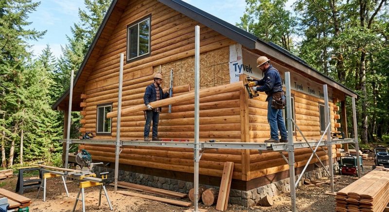 Log Siding Replacement in Fairfield County, CT