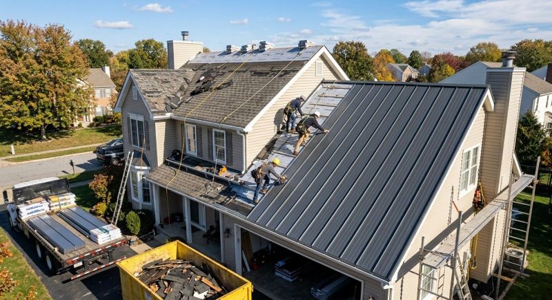 Metal Roof Replacement in Alexandria, VA