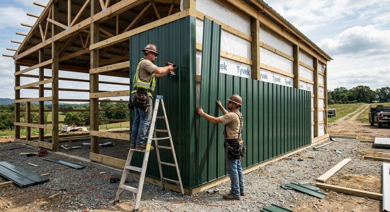 Pole Barn Siding Installation in Stamford, CT
