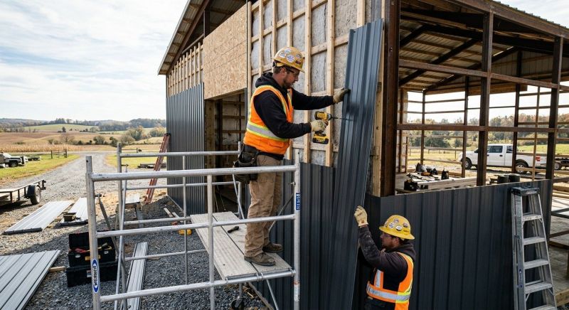 Pole Barn Siding Installation in Stamford, CT