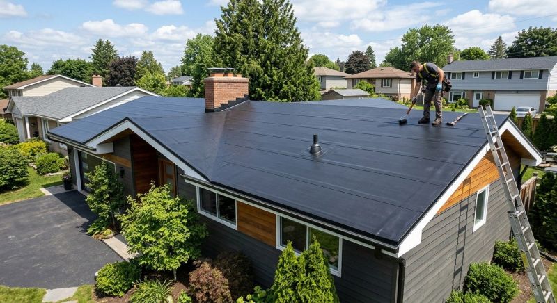 Rubber Roof Installation in Alexandria, VA