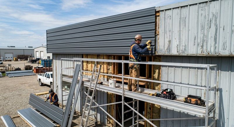Sheet Metal Siding Replacement in Boston, MA