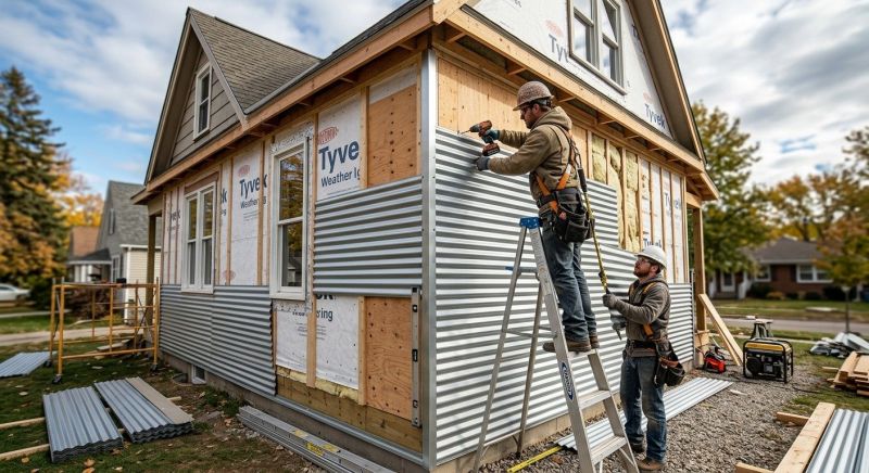 Sheet Metal Siding Replacement in Norwalk, CT