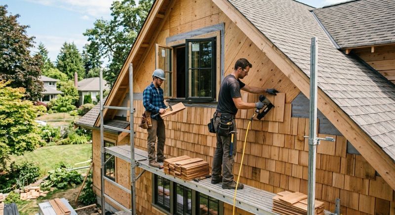 Shingle Siding Installation in Boston, MA