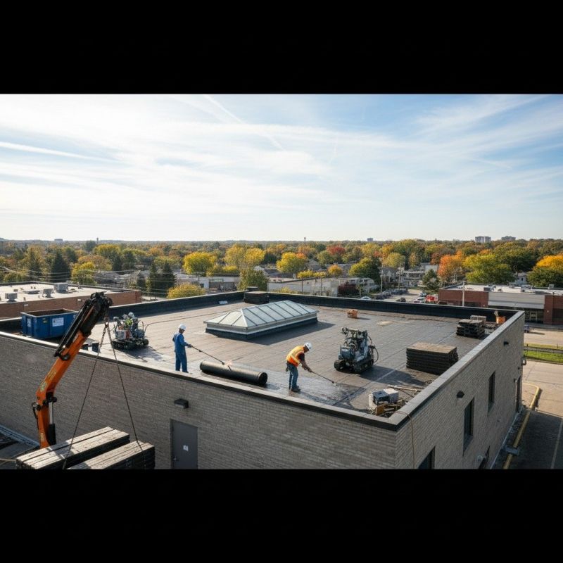 Single Ply Roof Replacement in Fredericksburg, VA