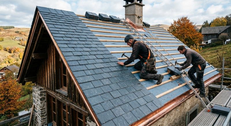 Slate Roof Installation in Fredericksburg, VA