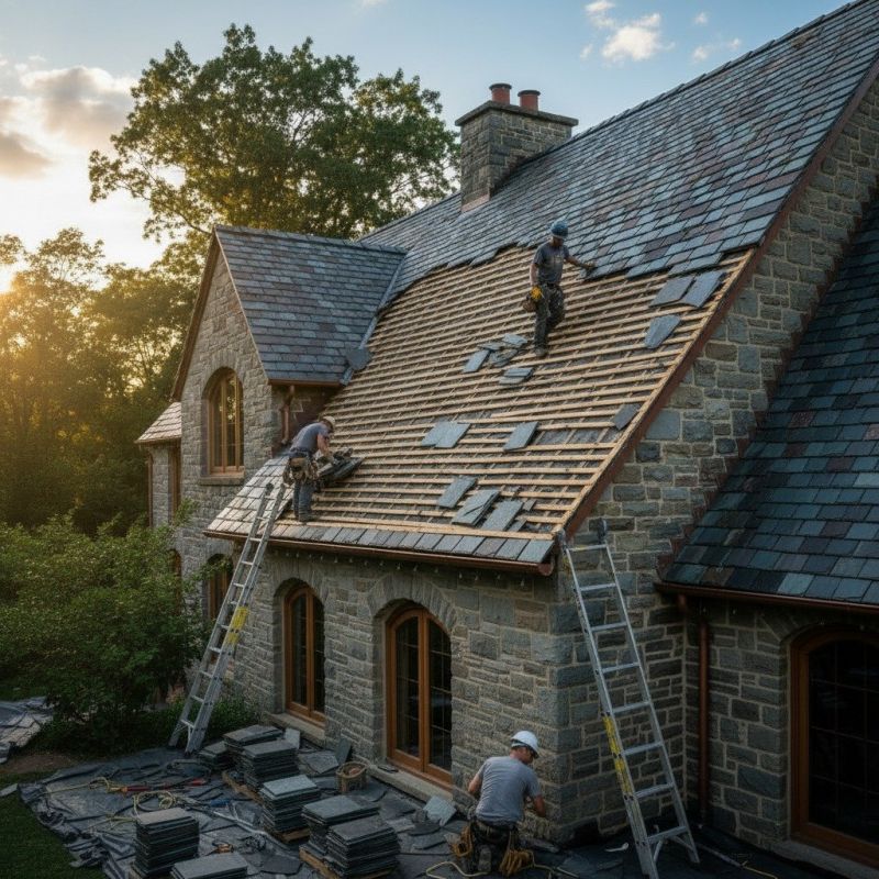 Slate Roof Replacement in Alexandria, VA