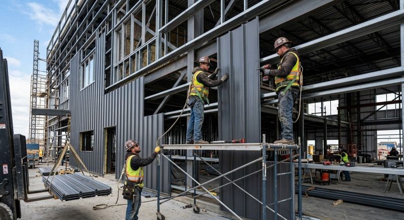 Steel Cladding Installation in Boston, MA